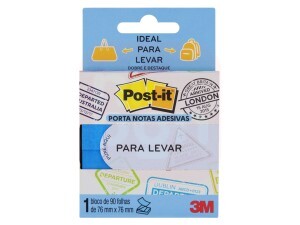 Post-it Para Levar Azul 76x76 90fls
