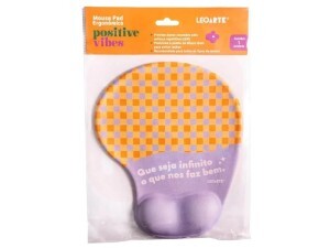 Mouse Pad Ergonômico Positive Vibes